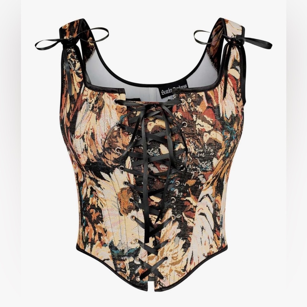 Renaissance Corset Pirate Bustier Top Bodice Bodyshaper